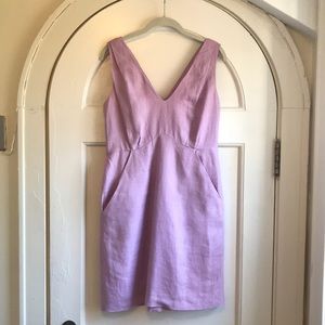 Calypso St. Barth Purple linen dress